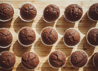 Grain-Free Peanut Butter Chocolate Banana Muffins