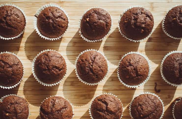 Grain-Free Peanut Butter Chocolate Banana Muffins