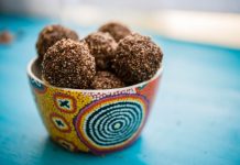 Peanut Butter Chocolate Protein Balls