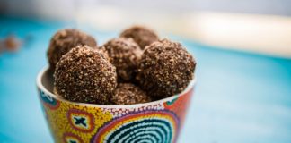 Peanut Butter Chocolate Protein Balls
