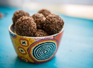 Peanut Butter Chocolate Protein Balls